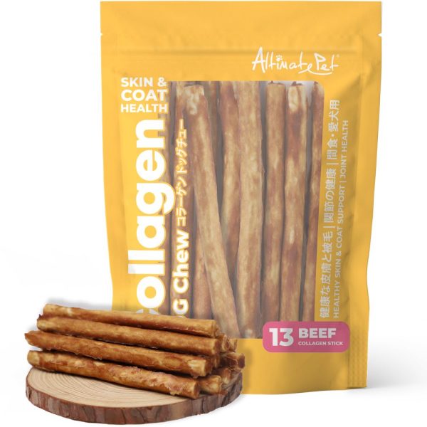 Altimate Pet Beef Stick Collagen Dog Chews 13pcs Fashion