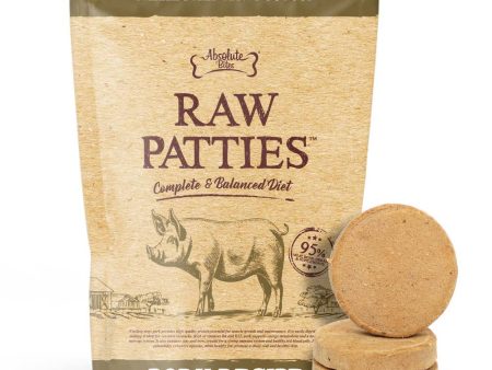 37% OFF: Absolute Bites Pork Freeze-Dried Raw Patties Dog Food 14oz Online