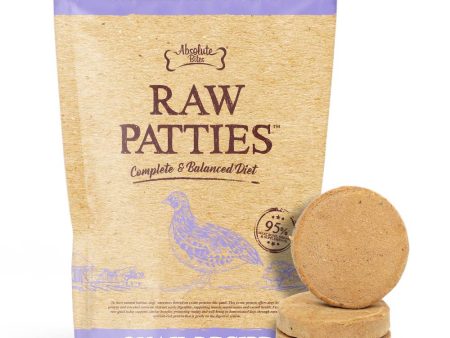 37% OFF: Absolute Bites Quail Freeze-Dried Raw Patties Dog Food 14oz Supply