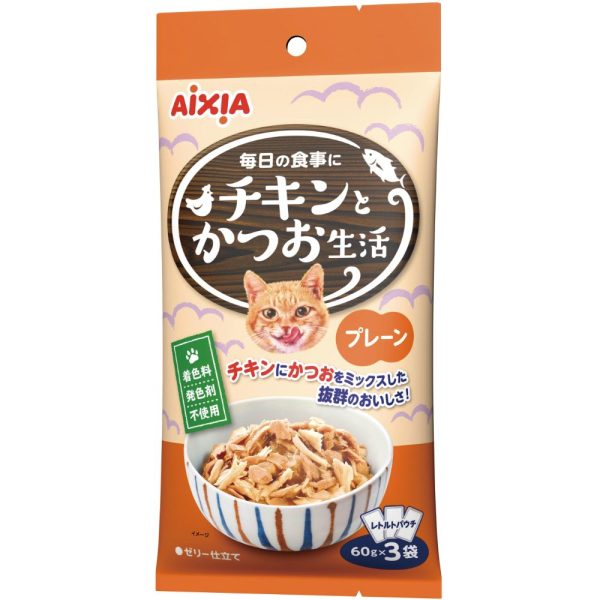 Aixia Chicken & Fish Life Grain-Free Cat Treats 180g Online Hot Sale