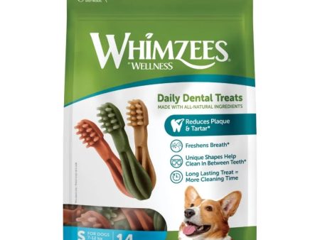 $2 OFF: Whimzees Toothbrush Grain-Free Dental Dog Treats Trial Pack 210g Online