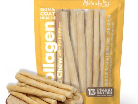 Altimate Pet Peanut Butter Stick Collagen Dog Chews 13pcs on Sale