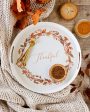 Thankful Wreath Round Bamboo Serving Tray Sale