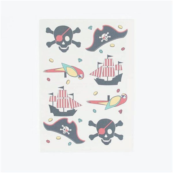 Pirate Temporary Tattoos 8ct Discount