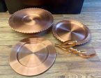 4pc Rose gold cake dessert display on Sale