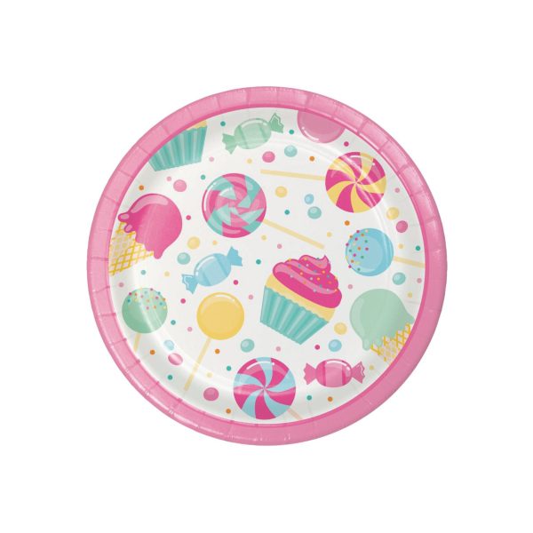 Candy Shop Dessert Plates 8ct Sale