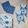 Shibori Blue & White Tie-Dye Dessert Napkins 24ct Supply