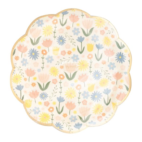 Springtime Blooms Lunch Plates 8ct Sale