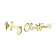 Gold Merry Christmas Cursive Letter Banner on Sale