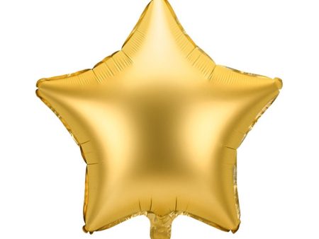 Matte Gold Star Foil Balloon 19in Online