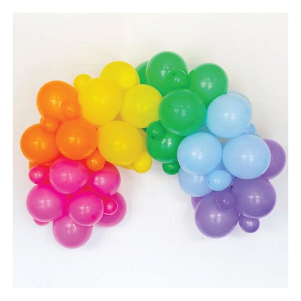 Rainbow Balloon Arch Kit 60ct Online