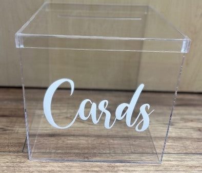 Wedding Clear Card box Online Hot Sale