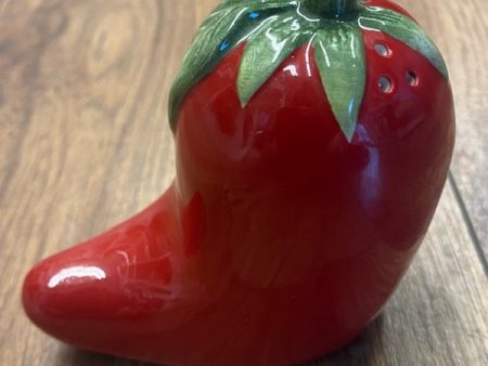 Red pepper Salt Holder Hot on Sale