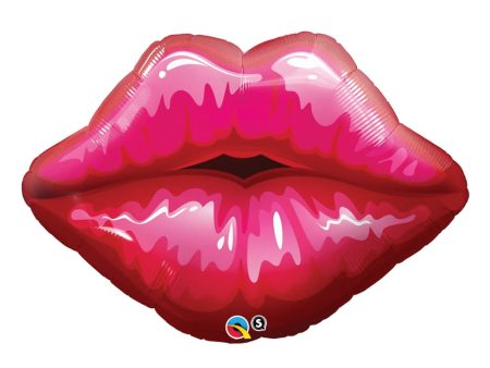 Giant Red Kissy Lips Balloon 30  Fashion