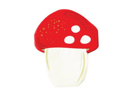 Red Mushroom Dessert Napkins 18ct Discount