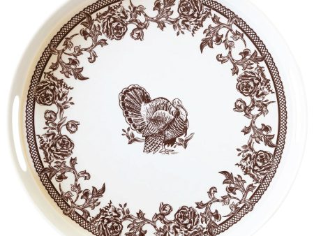 Plymouth Turkey Round Bamboo Serving Tray Online Sale