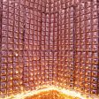 Metallic Rose Gold Waffle Balloon Wall Panel Discount