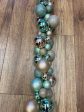 Green and Gold Garland 5ft on Sale