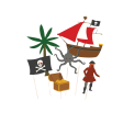 Pirate Party Cake Toppers 6ct For Cheap