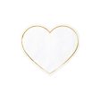 White Heart Shaped Dessert Napkins 20ct Cheap