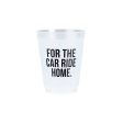 For The Car Ride Home Frosted Plastic Cups 8ct For Sale