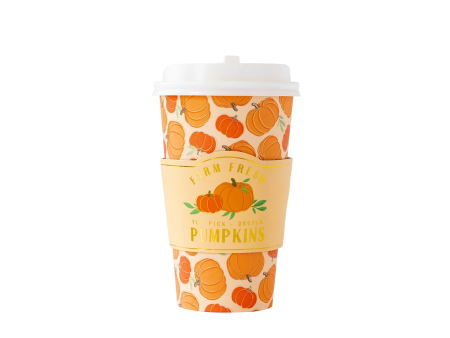 Farm Fresh Pumpkins Coffee Cups 8ct Online Hot Sale