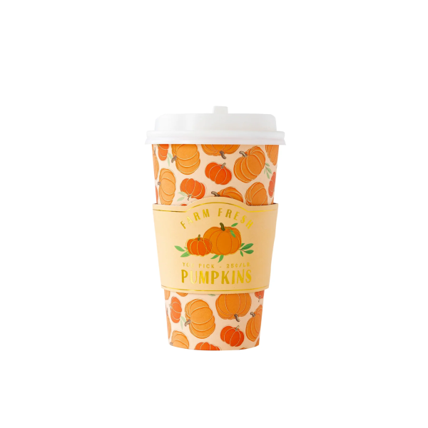 Farm Fresh Pumpkins Coffee Cups 8ct Online Hot Sale