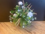 Flower Arrangement with Gold Vase Supply