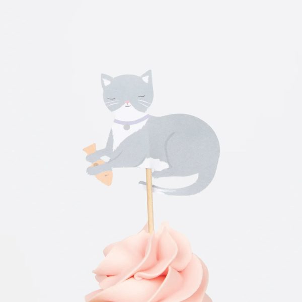 Cute Kitten Cupcake Decorating Kit 24ct Online Hot Sale