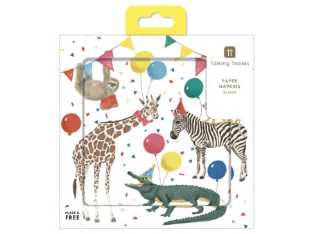 Party Safari Lunch Napkins 20ct Supply