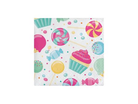 Candy Shop Dessert Napkins 16ct Hot on Sale