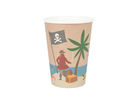 Pirate Party Paper Cups 8ct Online