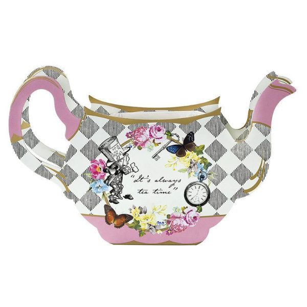 Alice in Wonderland Teapot Vase Table Topper on Sale