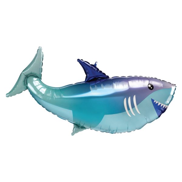 Blue Shark Foil Balloon 38in For Discount