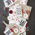 White & Red Polka Dot Paper Table Runner 4ft Online Hot Sale