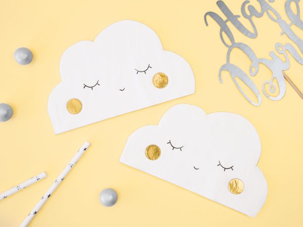 Happy Cloud Dessert Napkins 20ct Supply