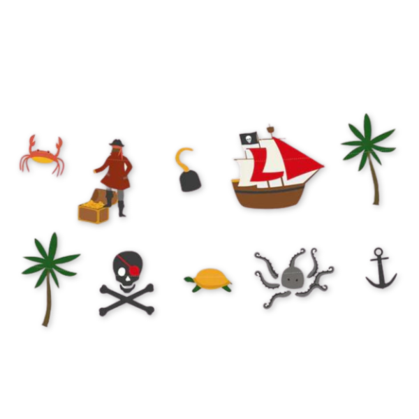 Pirate Party Garland 10ft Discount