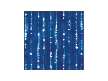 Shibori Blue & White Tie-Dye Dessert Napkins 24ct Supply