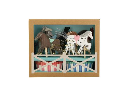 Horse Cupcake Decorating Kit 24ct Sale