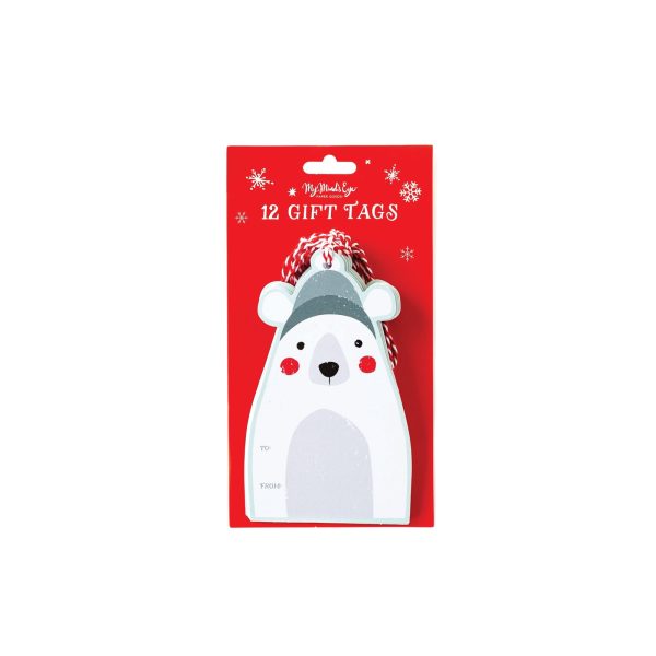 Large Polar Bear Gift Tags 12ct Online Hot Sale