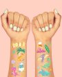 Girl Dinosaur Temporary Tattoo Sheets 2ct Online Sale