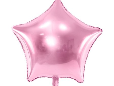 Light Pink Star Foil Balloon 19in Online