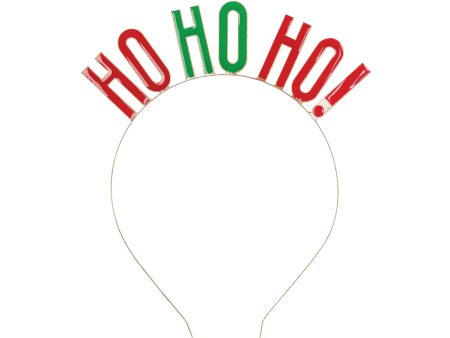 HO HO HO Metal Headband Cheap