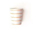 Frenchie Orange Striped Cups 8ct Online Sale