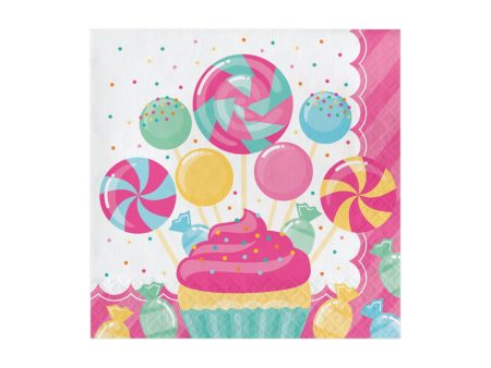 Candy Shop Lunch Napkins 16ct For Discount