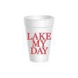 Red Lake My Day Styrofoam Cups with Lids 10ct Discount