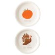 Pumpkin & Turkey Dessert Plates 8ct on Sale