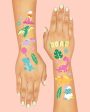 Girl Dinosaur Temporary Tattoo Sheets 2ct Online Sale