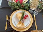 Christmas Gold Table setting package Online Sale