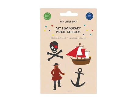 Pirate Party Temporary Tattoos 8ct Fashion